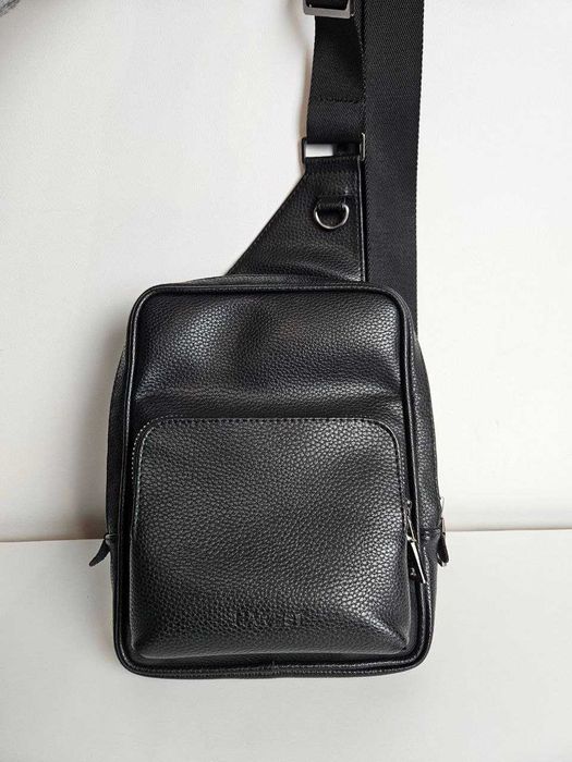 Czarna męska saszetka/torba na ramię HARVEST – stan idealny