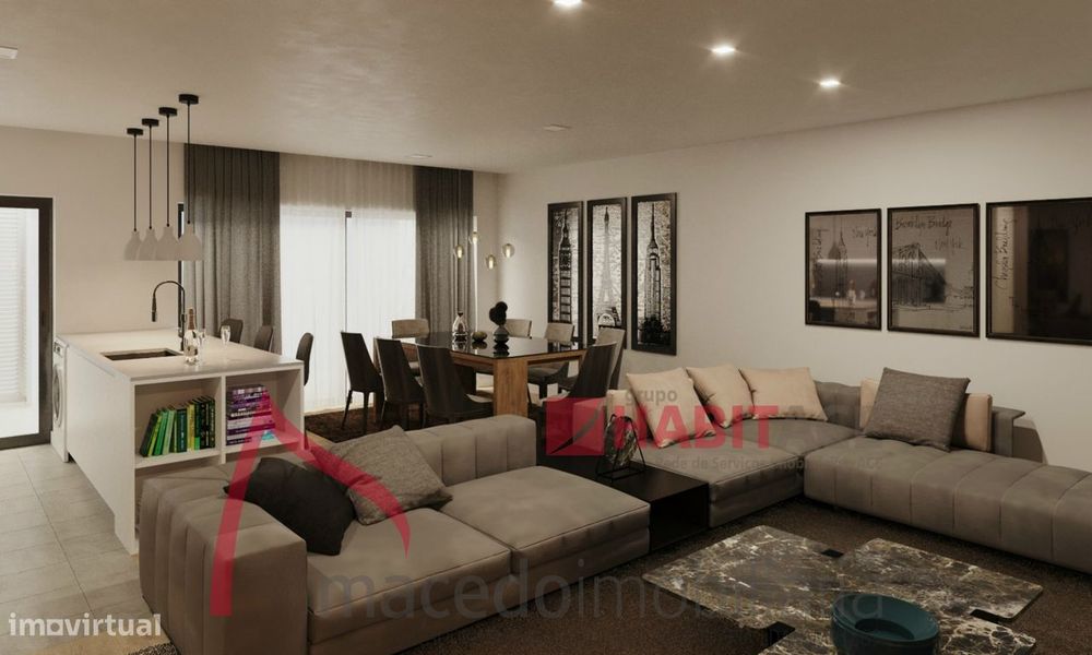 Apartamento T3 para venda em Celeirós, Braga.