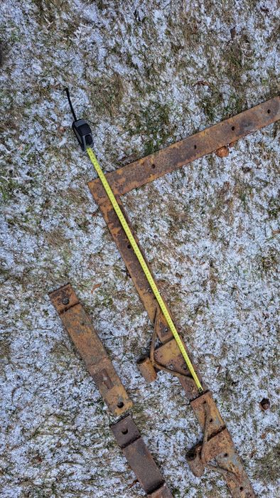 Wielkie zawiasy do dużej brama, stodoły. Komplet