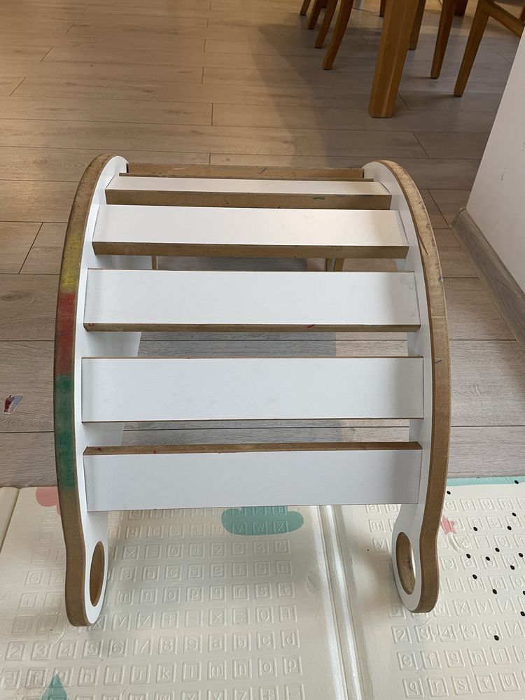 Bujak 3 w 1 ze zjezdzalnią, bujaczek montessori