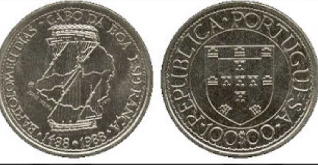 Moedas portuguesas de coleção 50$/100$00 escudos