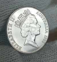 Srebrna moneta 10 dolarów australijskich 1986