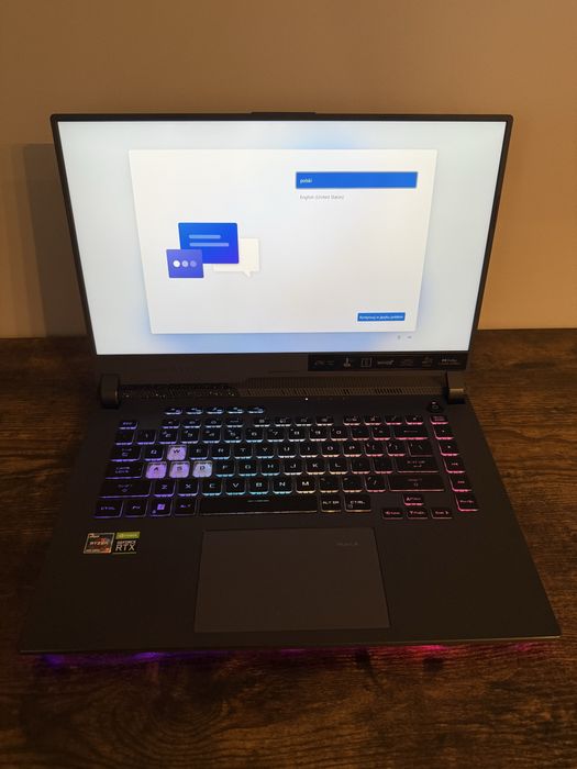 Laptop Asus Rog Strix g15rm G15 R7-6800H/16GB/1TB/W11 RTX3060, 165Hz
