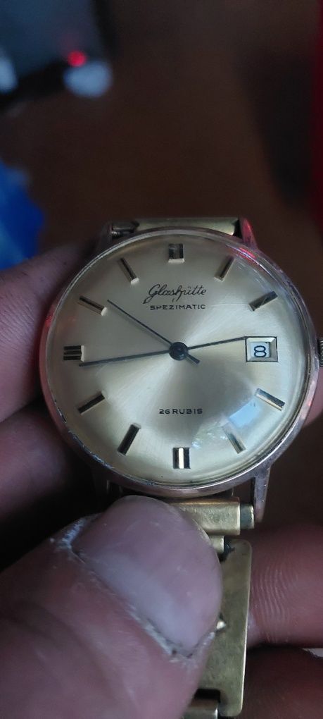 Zegarek niemiecki GLASHUTTE spezimatic 26rubis