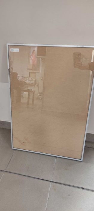 Antyrama aluminiowa srebrna IKEA 51x71 cm