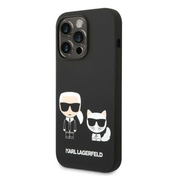 Etui Karl Lagerfeld iPhone 14 Pro Max Liquid Silicone Magsafe - Czarny