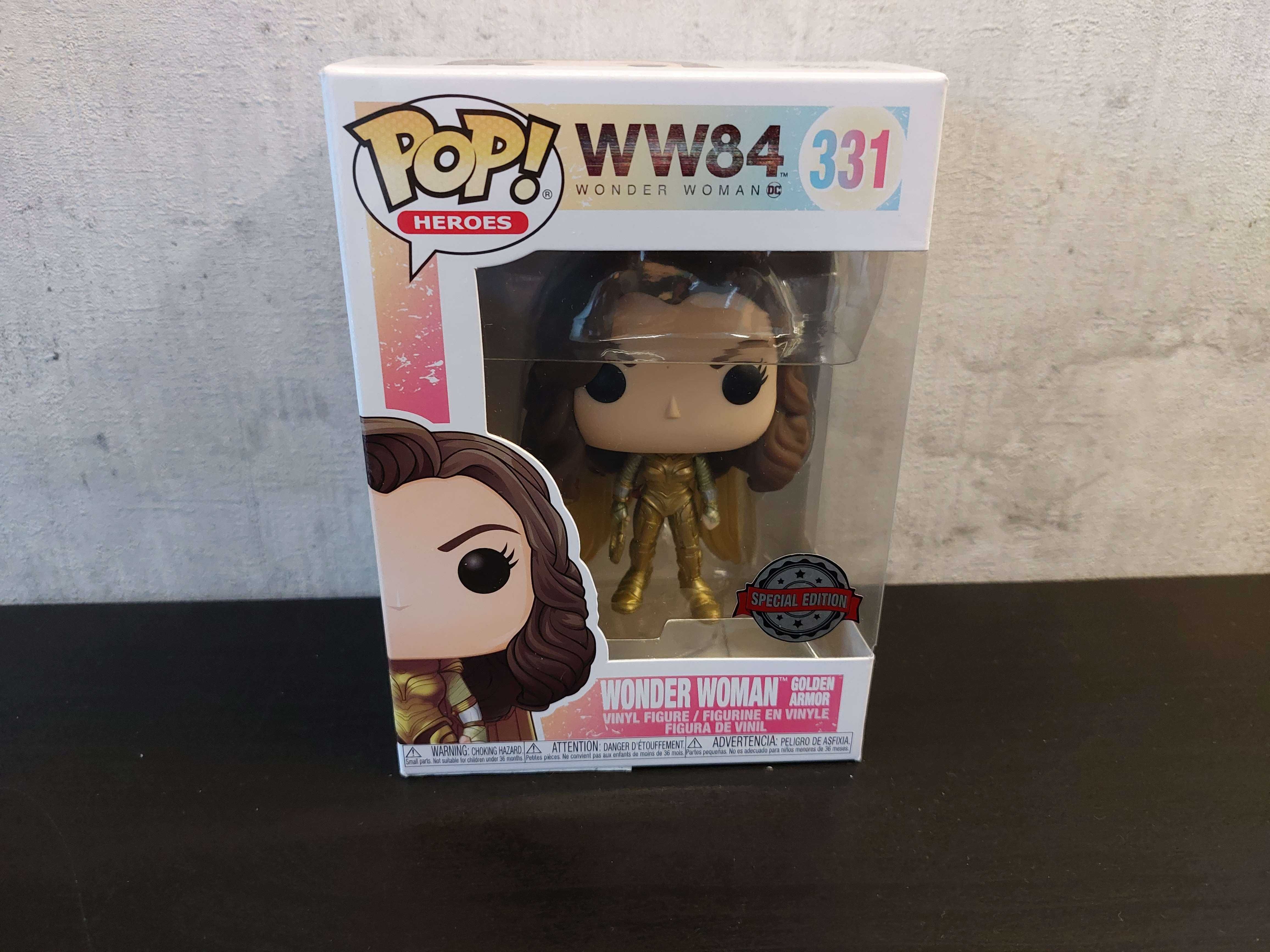 FunkoPOP! DC #331 Wonder Woman in Golden Armor Specjalna Edycja