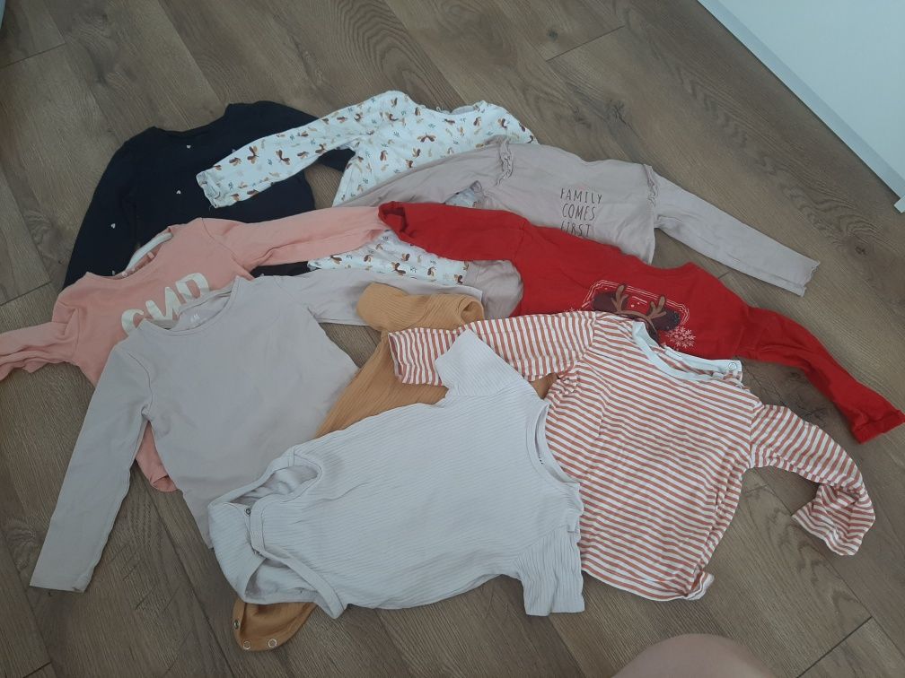 Koszulki rozmiar 92 marka H&M