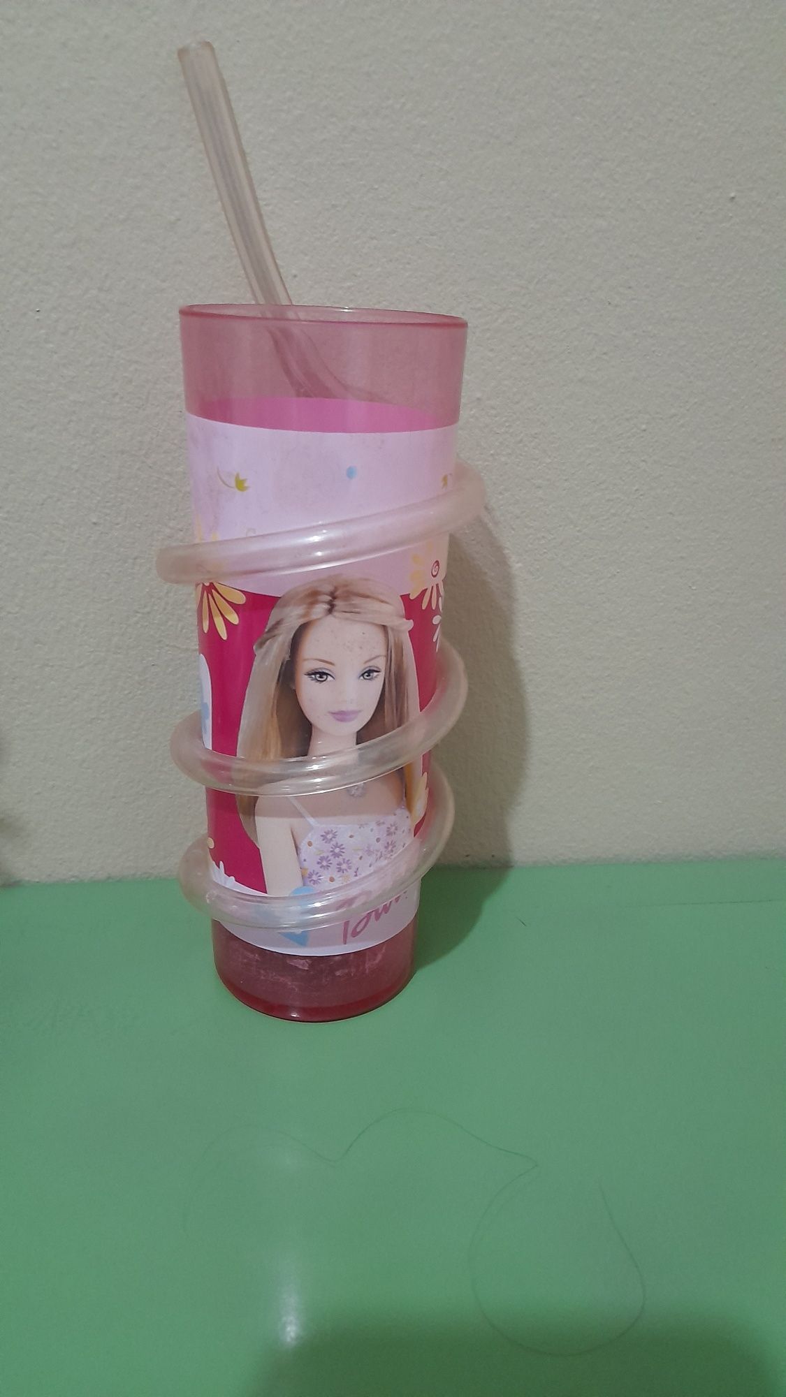 Copo da Barbie antigo fabricado na Itália