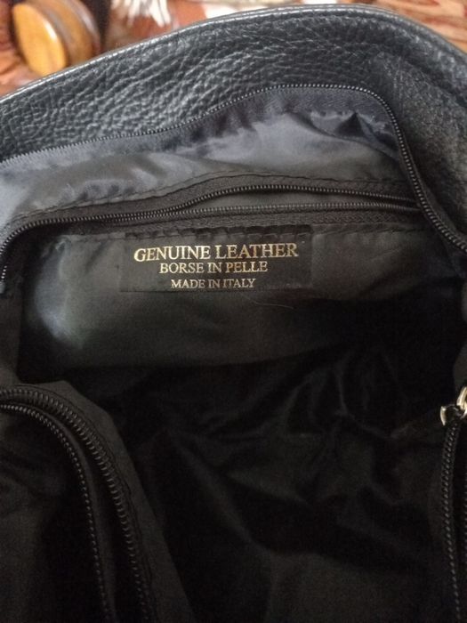 Шкіряна  італійська сумка