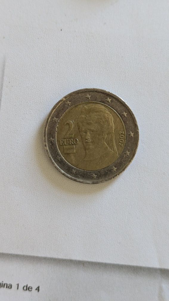 Moeda 2 euro Áustria