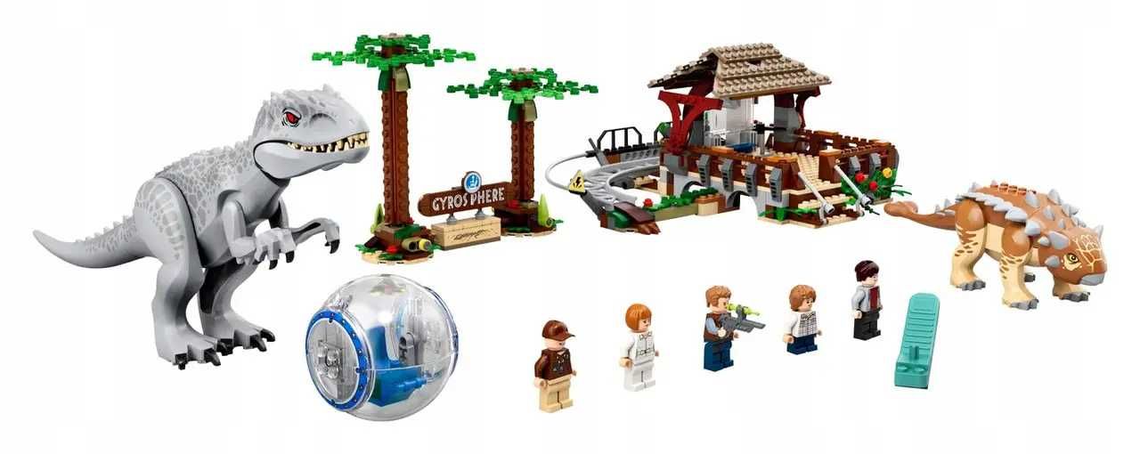 Конструктор Lego Індомінус-рекс проти анкілозавра 75941