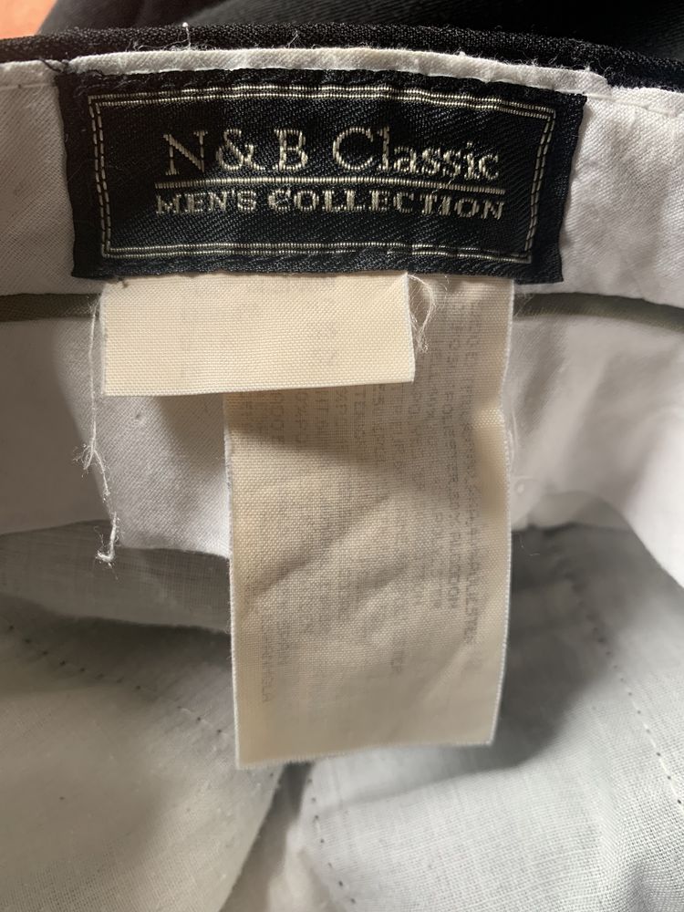 Calças N&B Classic, tamanho 40 / L