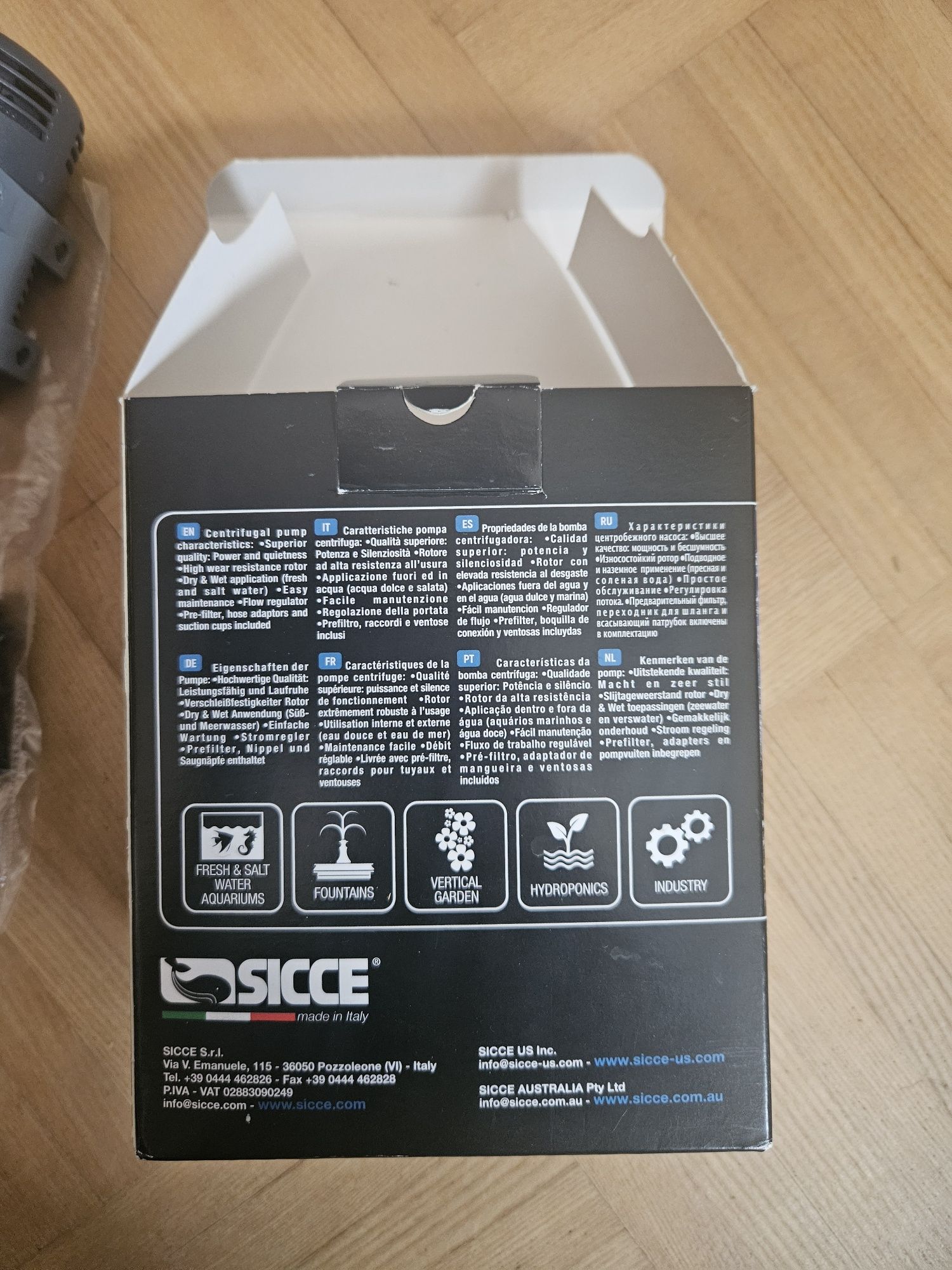 Pompa Sicce Syncra Silent 1.0 uszkodzona
