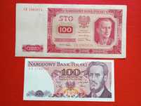 100 zł 1948 i 100 zł 1986
