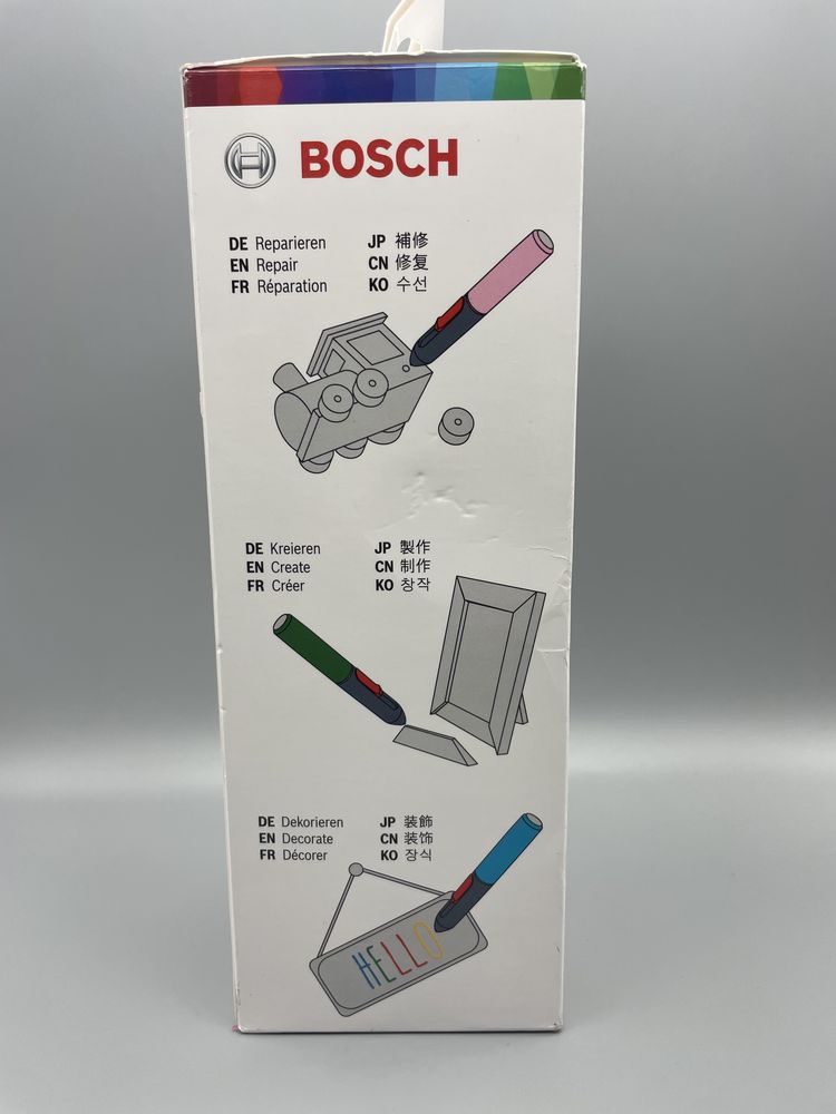 Bosch Gluey biały różowy pistolet do klejenia