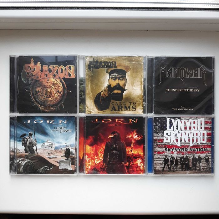 CD диски лицензионные и фирменные ROCK METAL с личной коллекции-SAXON