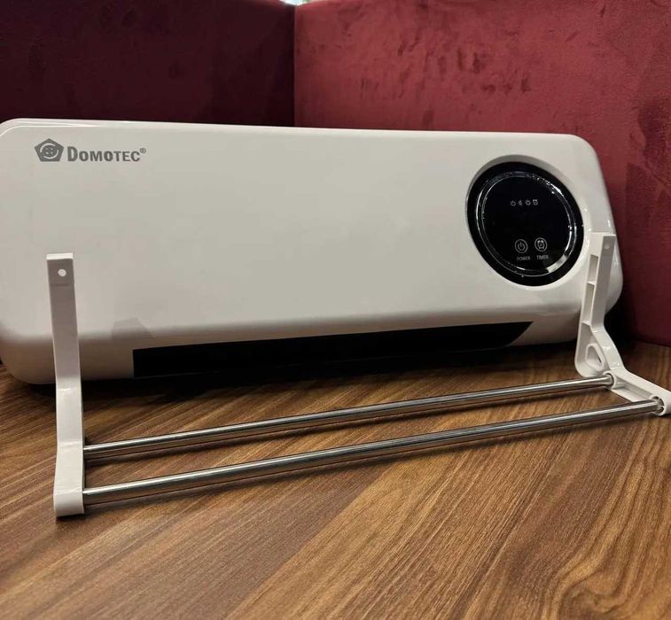Настінний обігрівач Domotec MS-5963 White 2000Вт з пультом та сушаркою