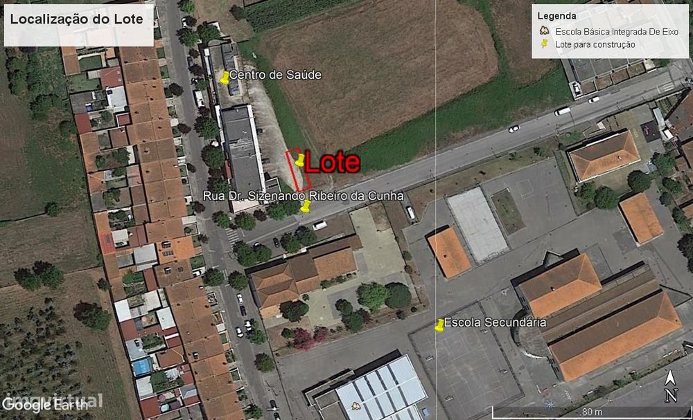 Lote de terreno para construção de moradia