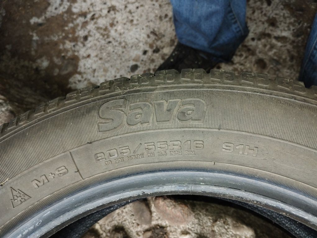 2 szt opon 205/55r16 całoroczne 18 r,6mm,2 szt 205/60r16