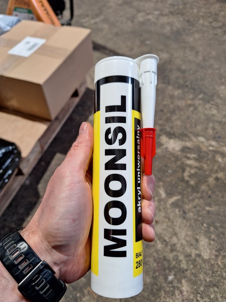 Silikon uniwersalny bezbarwny 280ml świeży