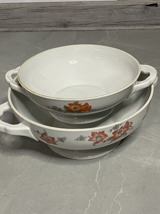 Zestaw porcelany KPM Made in Poland – waza i półmisek