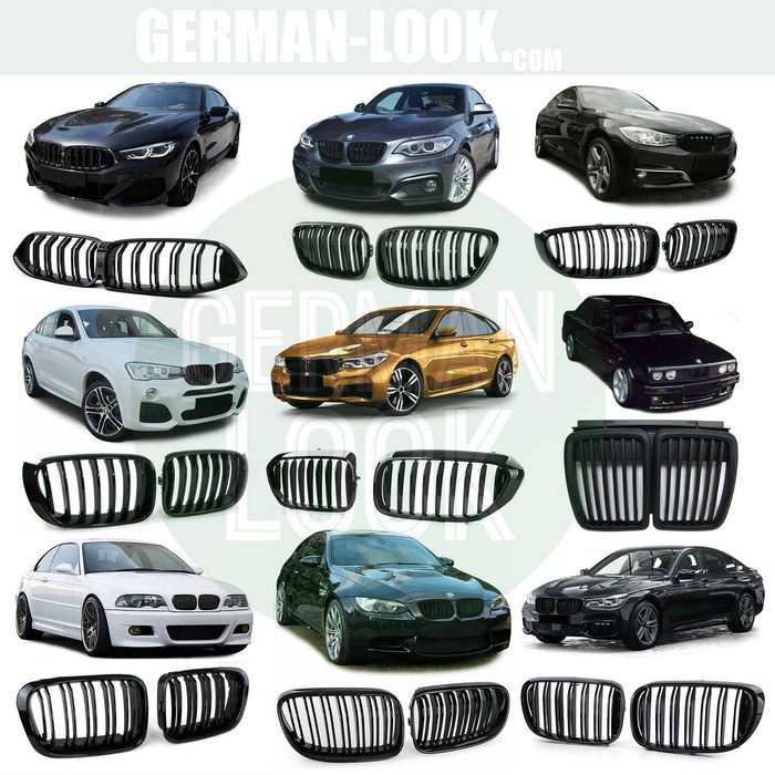 Grelhas desportivas para BMW Série 1 2 3 4 5 6 7 8 X1 X3 X4 X5 X6 Z3