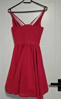 Sukienka Elizabeth Collection - XXS malinowa, różowa