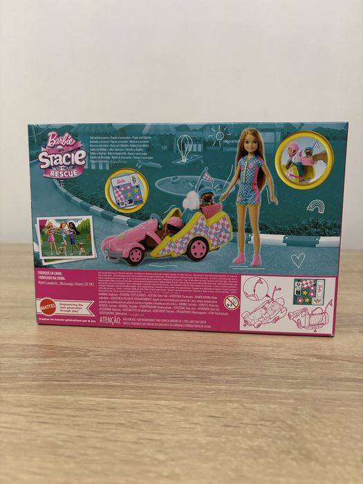 Lalka Barbie Gokart