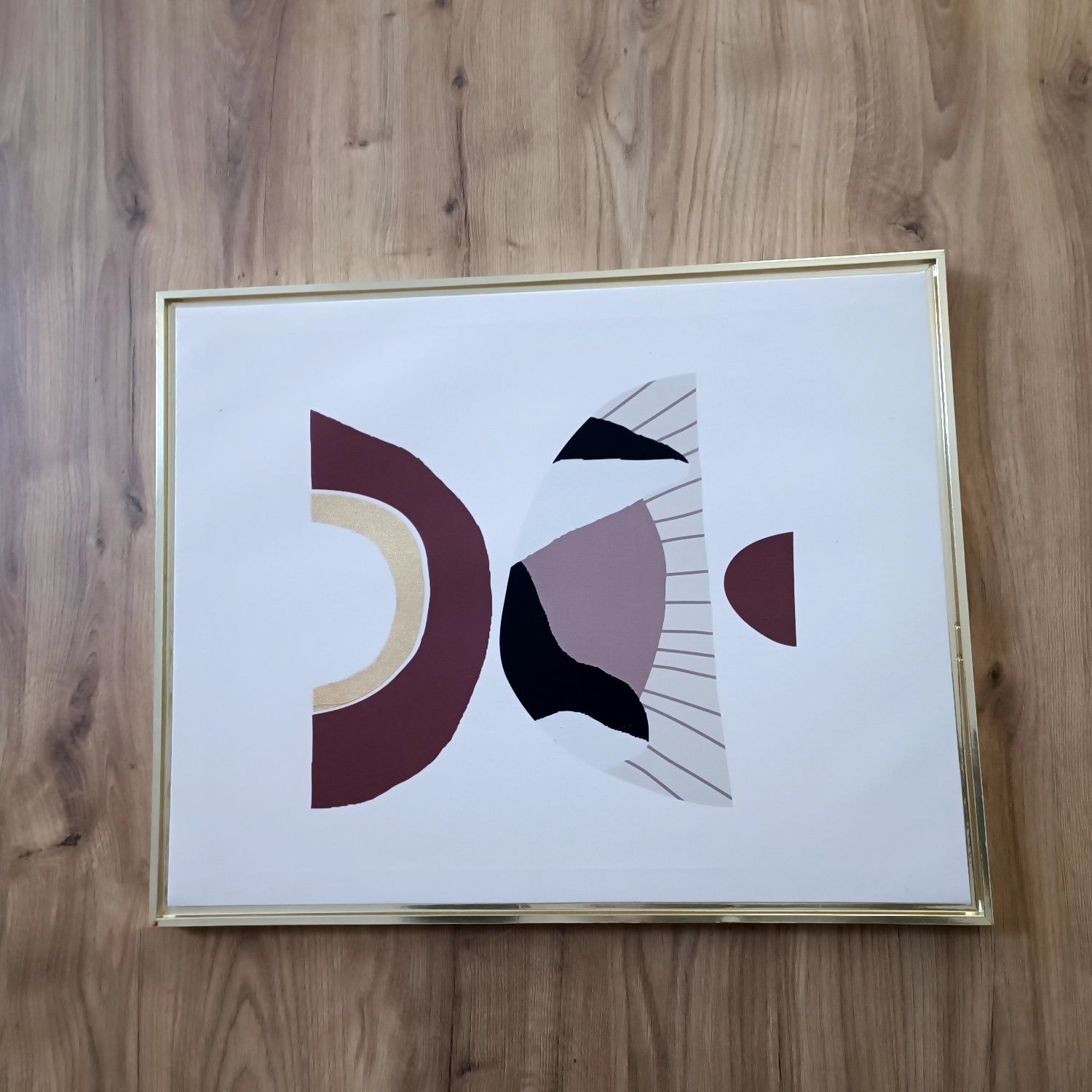 Obraz plakat z ramą 40x50 abstrakcja wzory geometryczne Boho nowoczesn