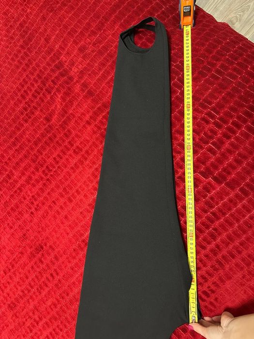 Лосины чёрные с вырезом для пятки