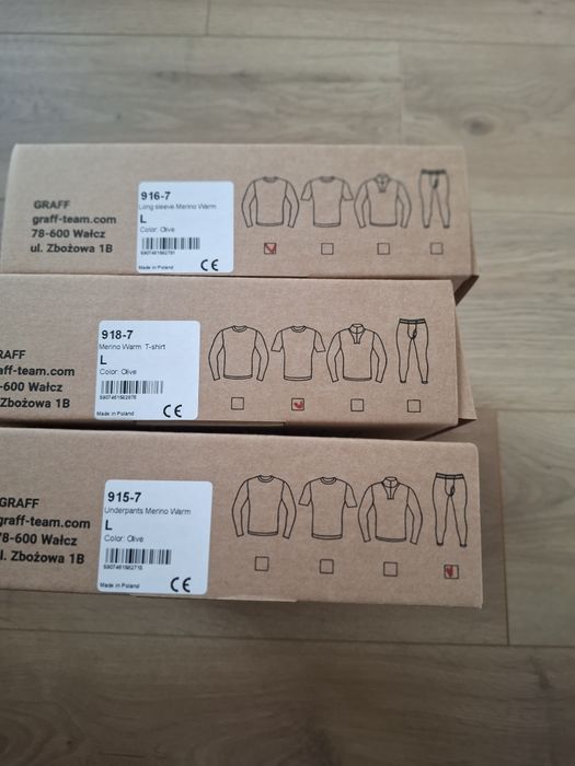 Bielizna termoaktywna graff merino r.L
