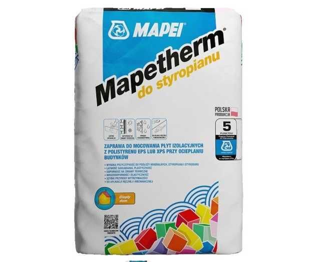 Mapei Mapetherm klej do styropianu w cenie 23,00 zł Brutto