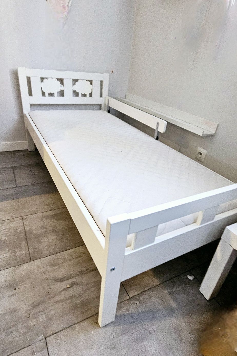 Łóżko dziecięce IKEA KRITTER z materacem