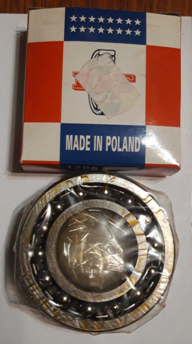 Łożysko kulkowe FŁT 1206 30x62x16