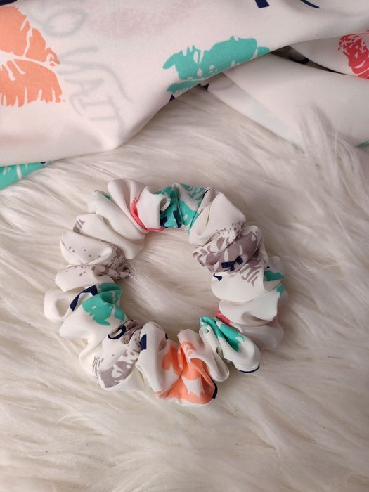 Scrunchie do włosów rozm S Jedwab silk