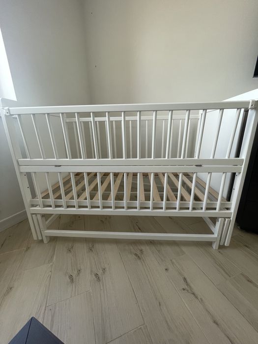 Ліжечко дитяче Labona Зірка шарнір+підшипник, відкидна боковина+матрац