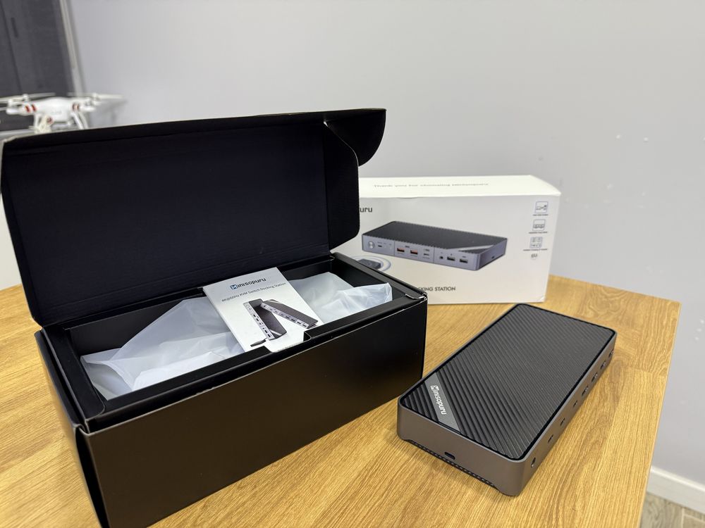 KVM e Docking Station 2 Monitores