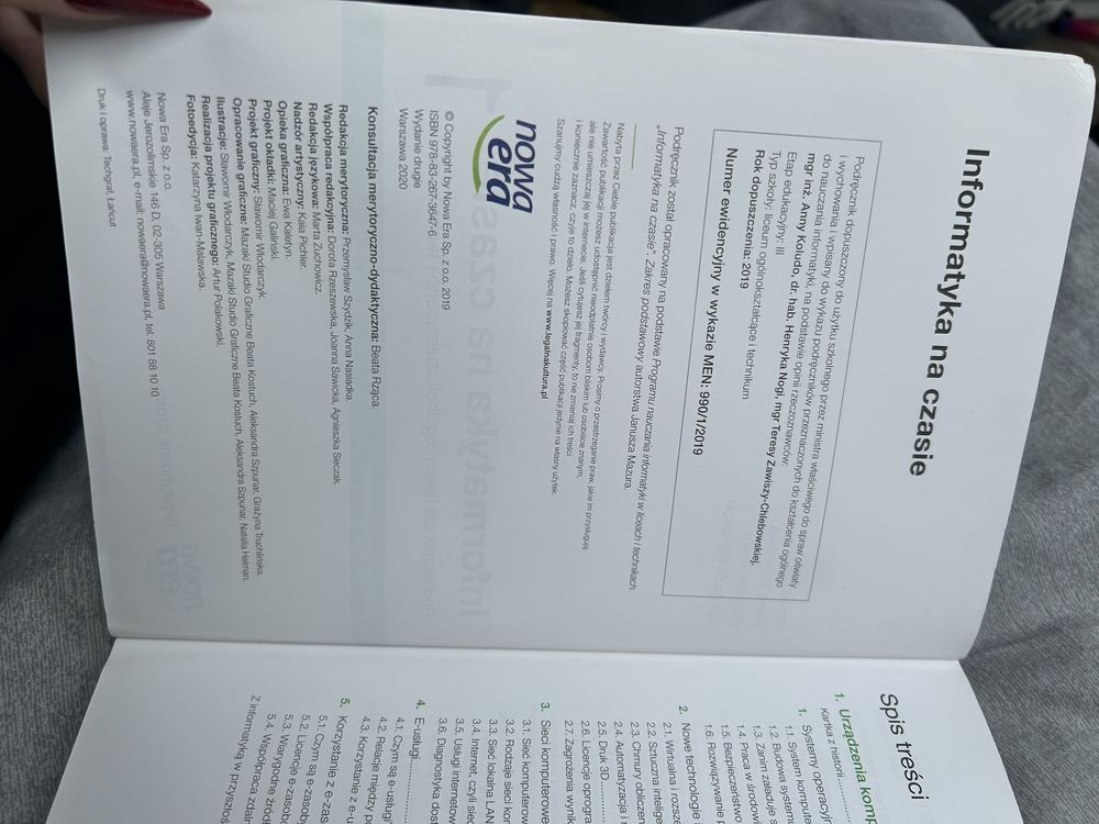 Informatyka na czasie 1 nowa era