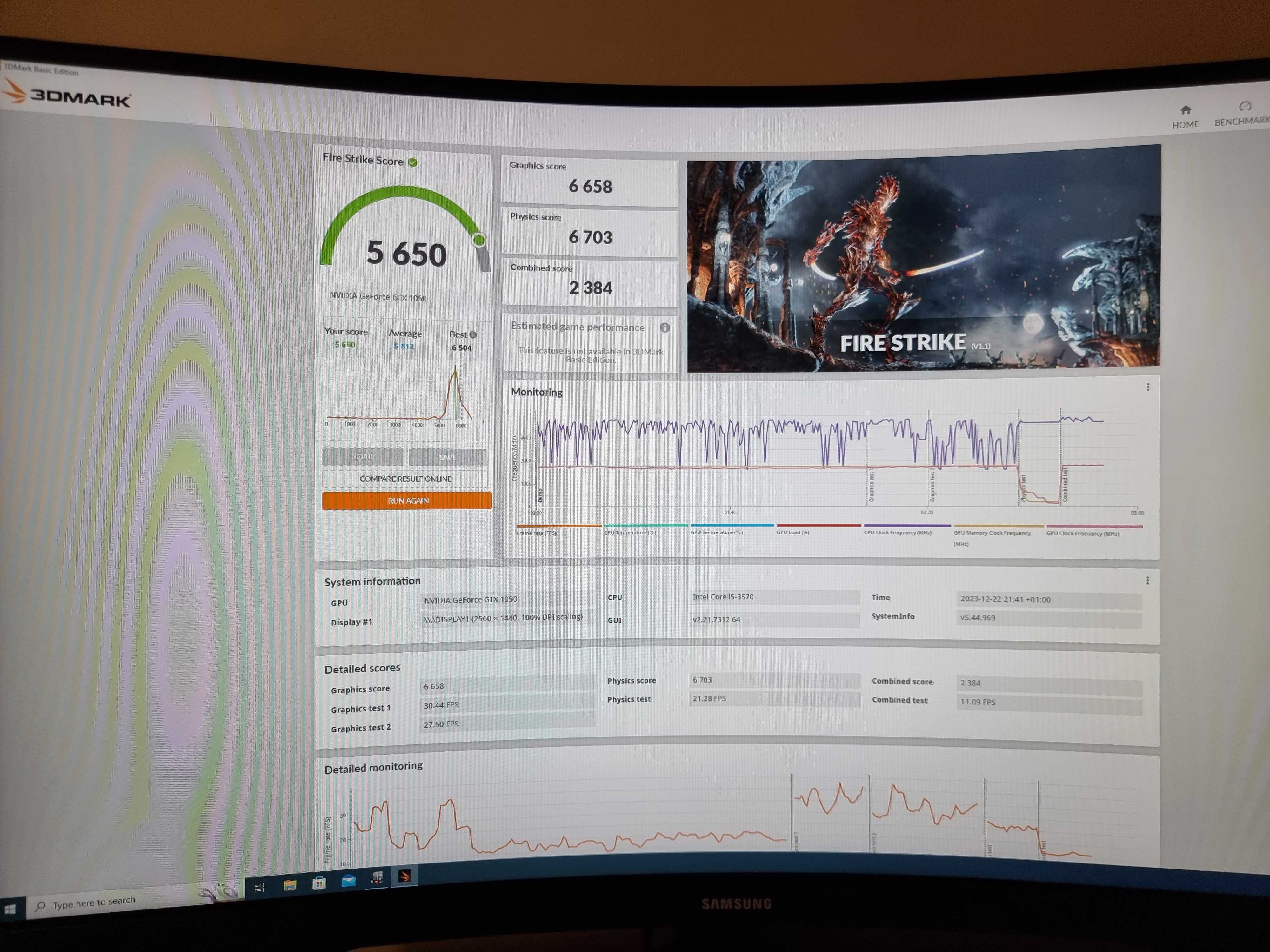 Komputer stacjonarny Intel i5/16 RAM/GTX 1050/SSD