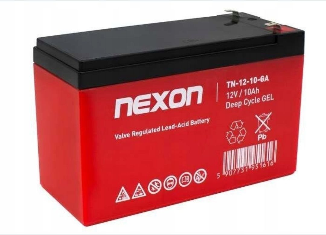 Аккумулятор гелиевый NEXON 12V 10Ah Gel / батарея UPS / УПС