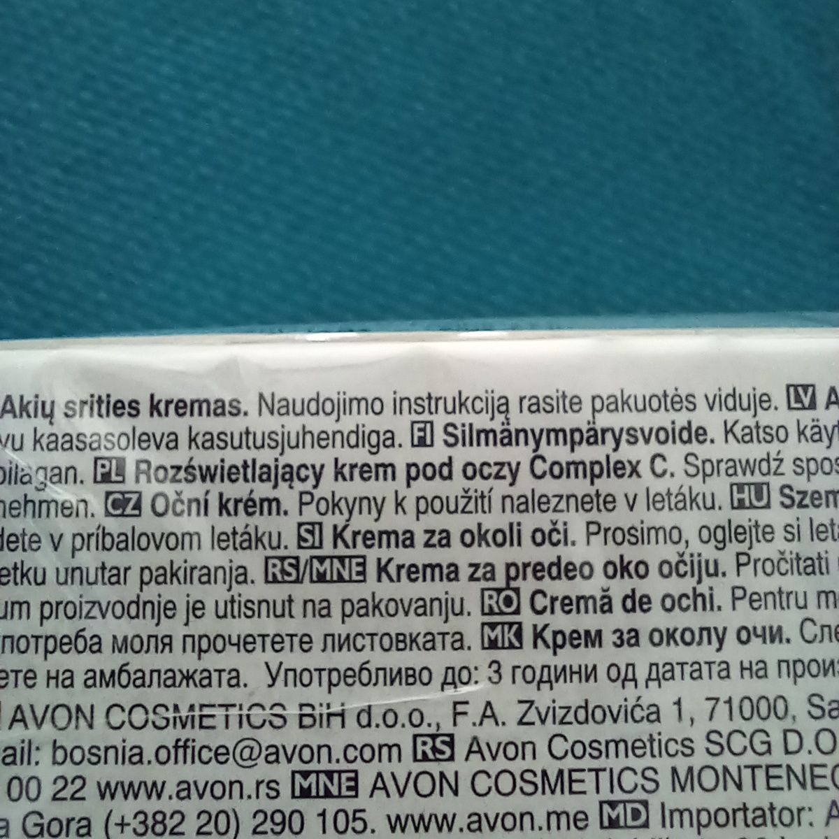 Avon Anew Radiance & Dark Circle Correct C Complex rozświetlający oczy