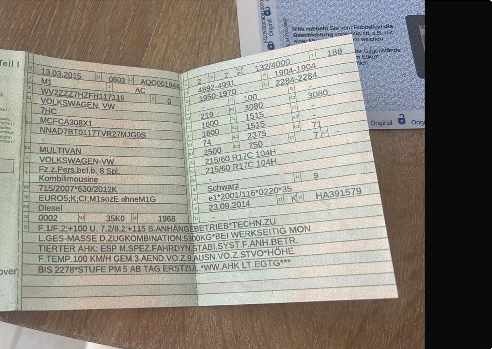 VW MULTIVAN T5/T6 2014r. 2.0 180kw 4 Motion