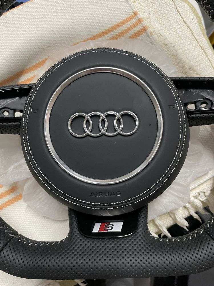Tampa airbag audi a3 8v, a4 a5 b8 e b9 em pele otiginal