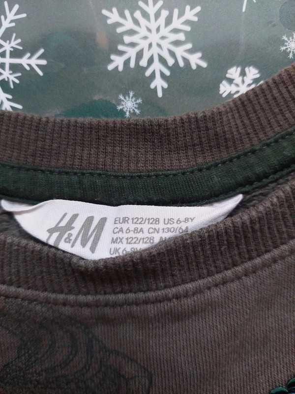 H&M bawełniana bluza roz 6/8 lat