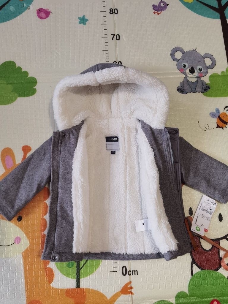 Пальто - куртка детская Kiabi тёплая  весна - осень