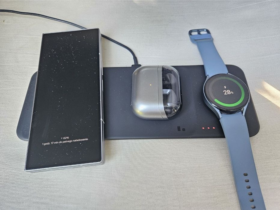 Ładowarka Bezprzewodowa Samsung Trio EP-P6300 + 25W Ładowarka i kabel