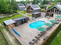 Ekskluzywne,całoroczne domki do wynajęcia ze SPA Jacuzzi,sauna, basen