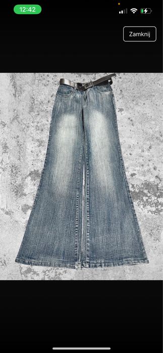 spodnie bootcut dzwony swag