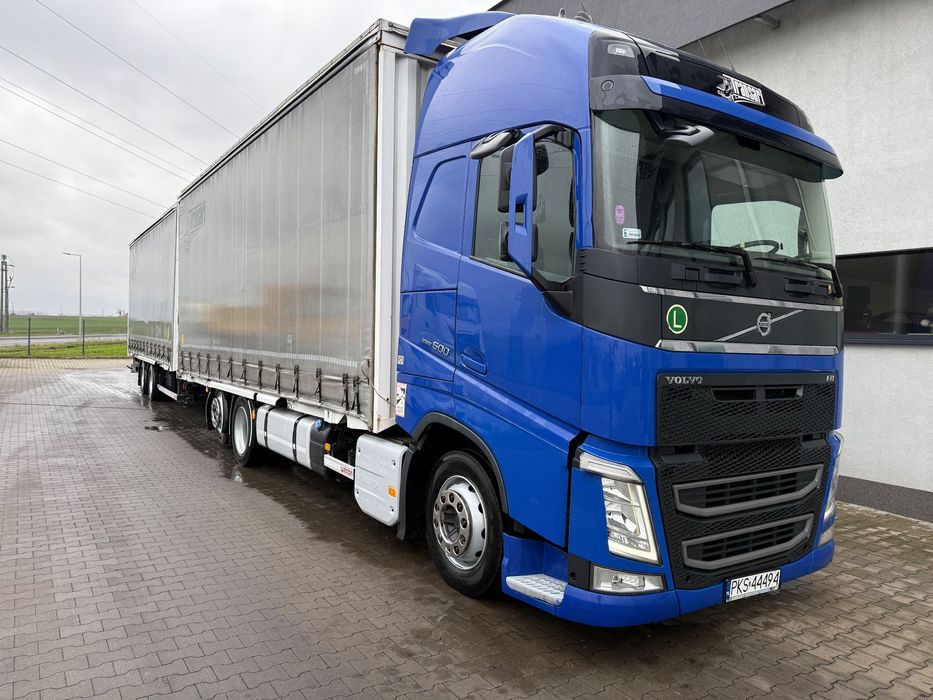 Volvo FH 500 XXL Globettroter TANDEM  Salon Polska  Samochód z przyczepą